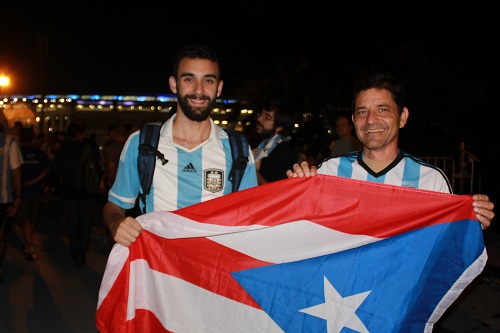 Gianfranco Alvarez-Dunn y Keyvan Heidary en el Mundial de Brasil 2014. Foto: Keyvan Heidary