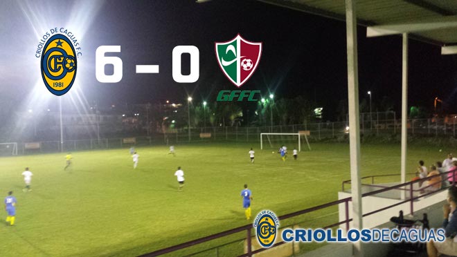 Victoria en partido de pretemporada: Criollos FC 6 – 0 Fluminense