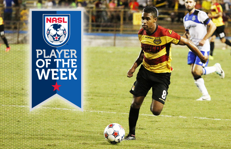 Mediocampista Brasileño Pecka – Fort Lauderdale Strikers Anota Gol Del Triunfo Para Ganar Premio Del NASL Jugador De La Semana