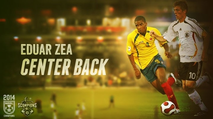 Scorpions Firman Al Defensa Colombiano Eduar Zea