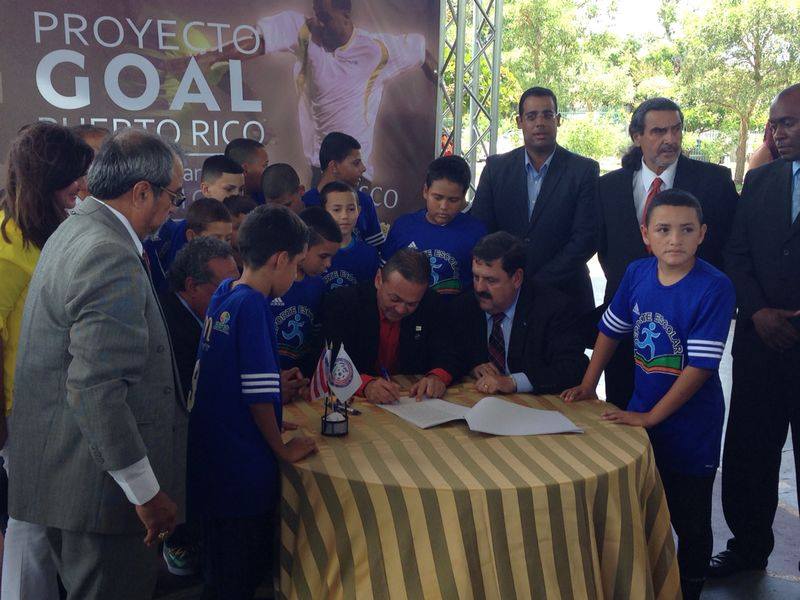 Se concretiza el primer Proyecto Gol en la Isla por la FIFA