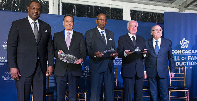 CONCACAF Anuncia los Integrantes del Salón de la Fama 2015 y los Homenajeados con el Galardón del Presidente 