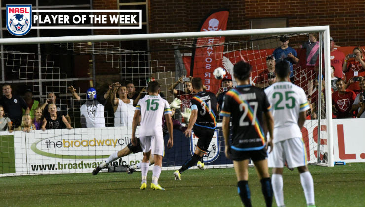 Rayo OKC Mediocampista Michel Es Nombrado NASL Jugador De La Semana