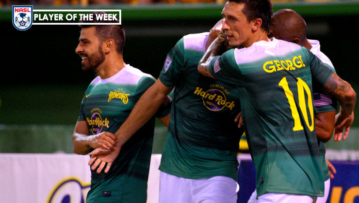 Rowdies Delantero Georgi Hristov Es Nombrado NASL Jugador De La Semana