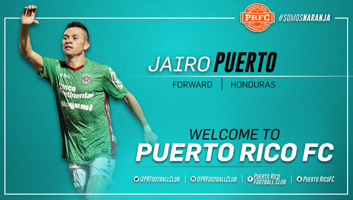 HONDUREÑO JAIRO PUERTO FIRMA CON EL PRFC