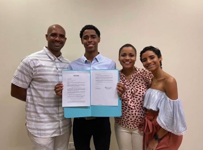 Ricardo Bautista y su familia