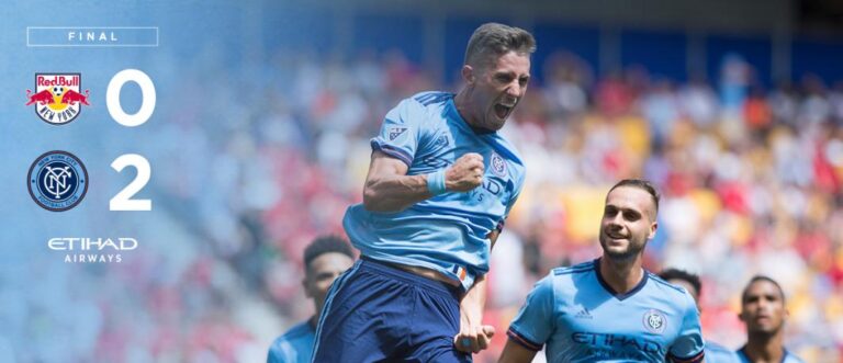 New York City FC toma ventaja ante los New York Red Bulls 