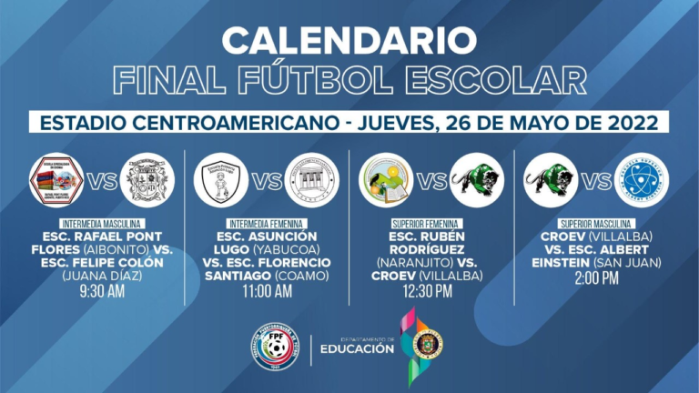 TODO LISTO PARA LAS FINALES DE FÚTBOL ESCOLAR EN EL CENTROAMERICANO