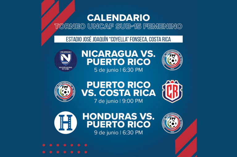 LISTA LA SELECCIÓN FEMENINA SUB-15 PARA UNCAF EN COSTA RICA