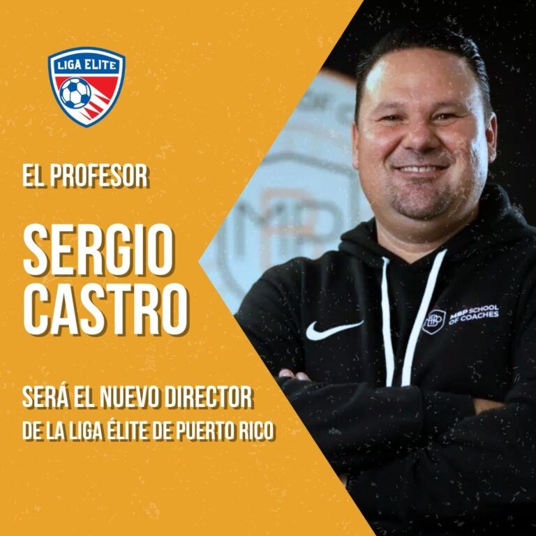 Sergio Castro es el nuevo Director de Torneo de la Liga Elite de Fútbol de Puerto Rico
