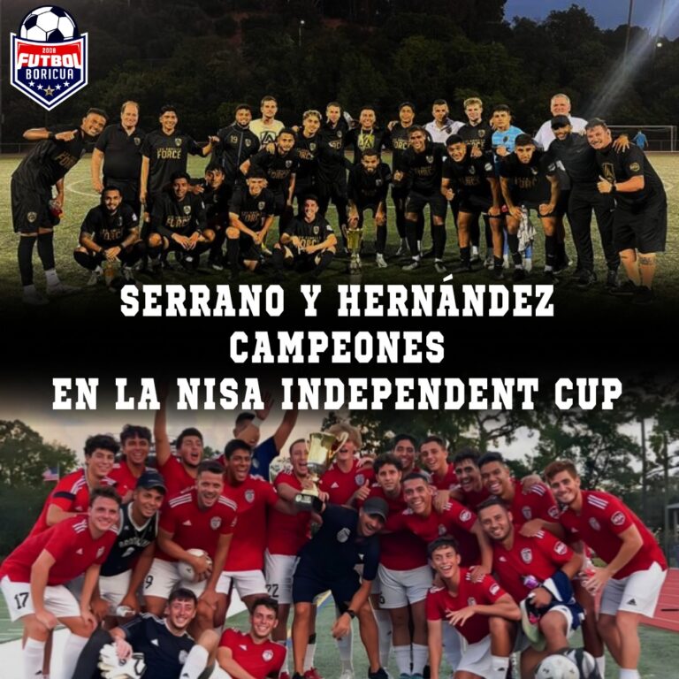Joel Serrano y Kevin Hernández campeones en sus regiones de la NISA Independent Cup
