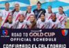 Concacaf confirma calendario de septiembre para la Clasificatoria Copa Oro W 2023