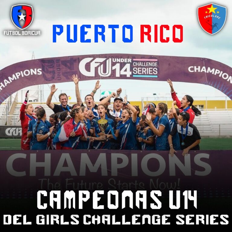 HISTÓRICO, PUERTO RICO CAMPEÓN INTERNACIONAL SUB-14 FEMENINO
