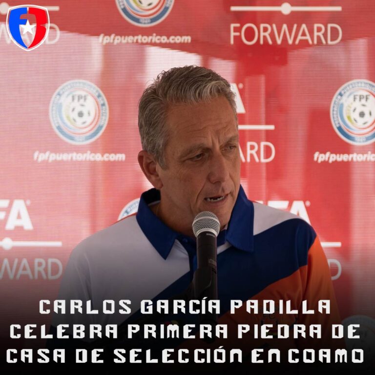 Colocan la primera piedra para la Casa de la Selección de la Federación Puertorriqueña de Fútbol
