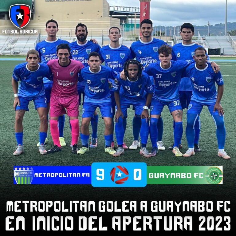 Con Goleada incluida por 9 a 0 arrancó la Liga Masculina de Puerto Rico en su Torneo Apertura 2023