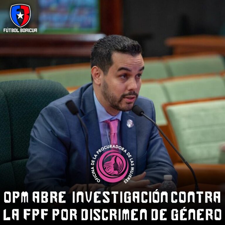 Procuradora de la Mujer notifica a la Federación Puertorriqueña de Fútbol sobre investigación por discrimen de género