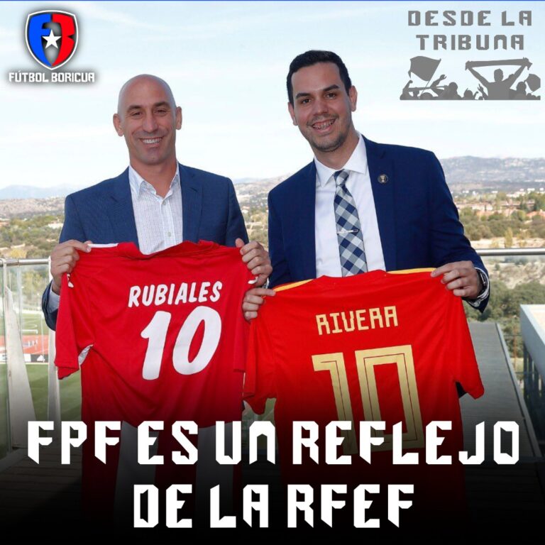 La Federación Puertorriqueña de Fútbol es un reflejo de la Real Federación Puertorriqueña de Fútbol
