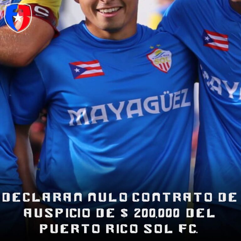 Contrato de Puerto Rico Sol FC con el Municipio de Mayagüez fue declarado nulo