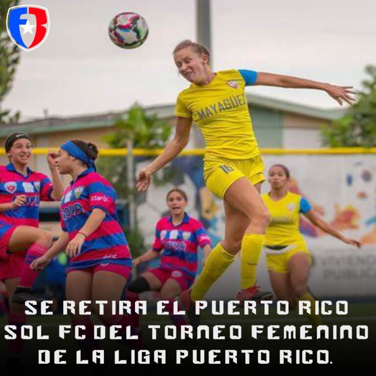 Se retira del torneo femenino el Puerto Rico Sol FC
