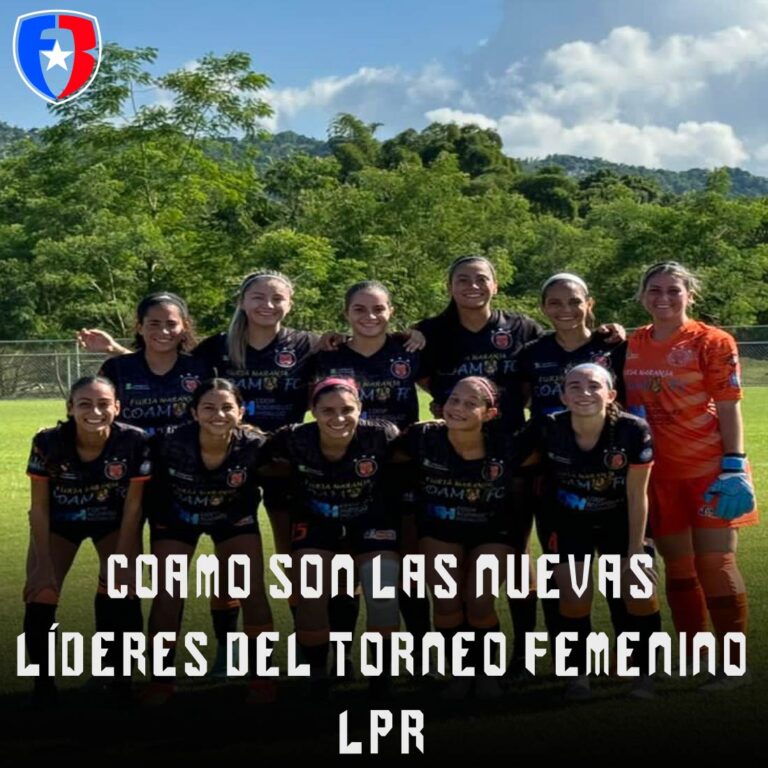 Coamo FC gana y toma el primer lugar en la LPR Femenina