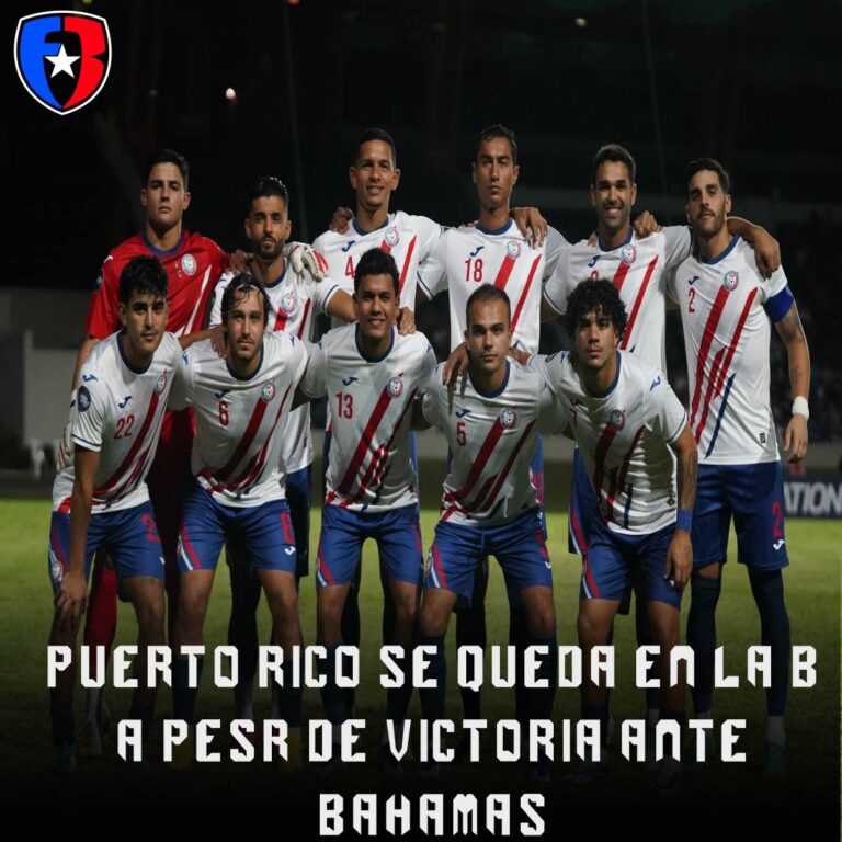 Puerto Rico Golea 6 a 1 a Bahamas y asegura el segundo lugar