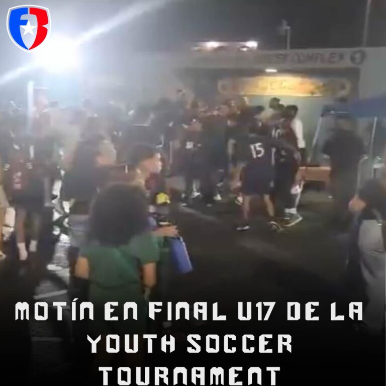 Motín empaña finales de la Youth Soccer Tournament