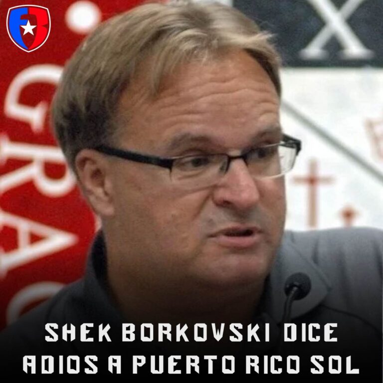 Se despide del Puerto Rico Sol el entrenador Shek Borkowski