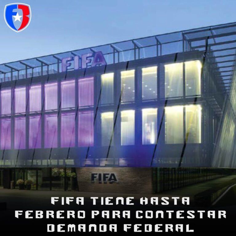 FIFA solicitó extensión de 45 días para responder a demanda federal