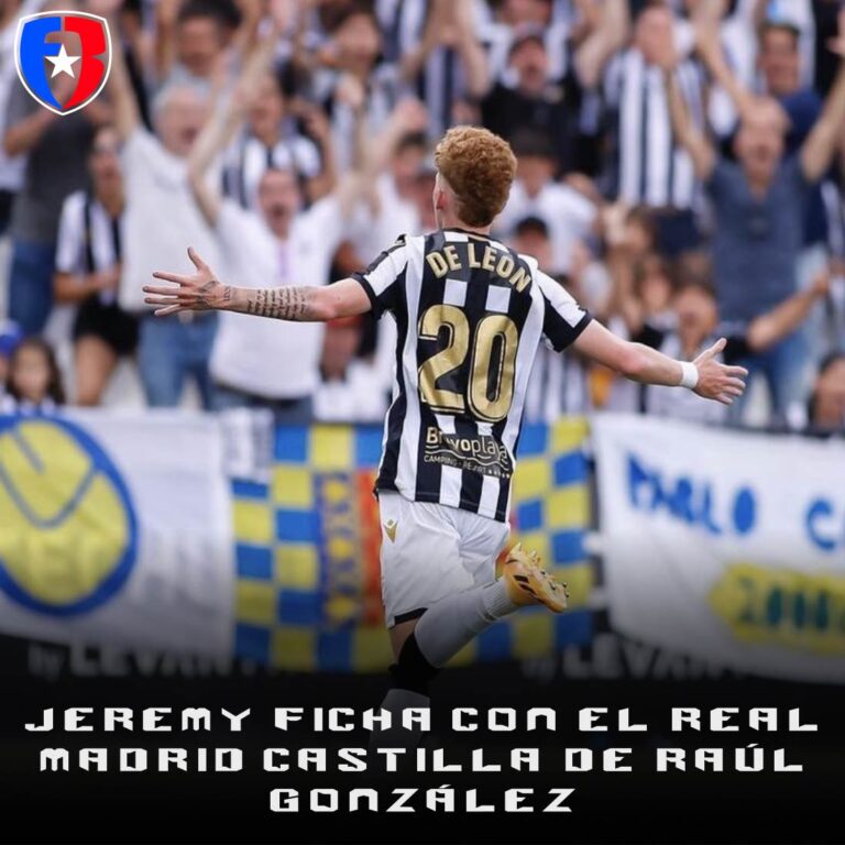 Jeremy de León ya es del Real Madrid Castilla