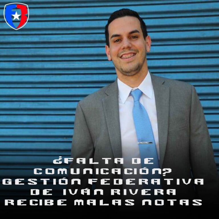 ¿Falta de comunicación? Gestión federativa de Iván Rivera recibe malas notas