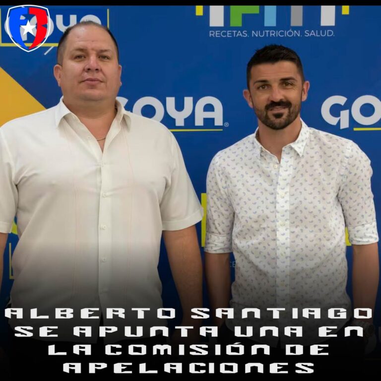 Alberto Santiago se apunta una en la Comisión de Apelaciones