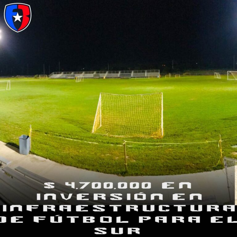 Municipios del Sur de Puerto Rico invierten $4,700,000 en infraestructura de fútbol