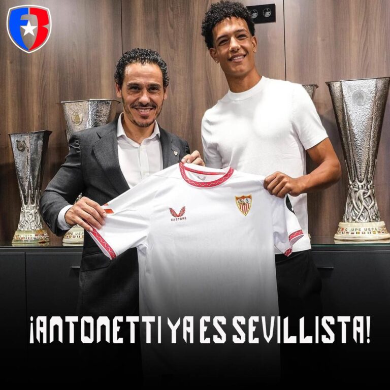 Sevilla FC y el CD Lugo oficializan el traspaso de Antonetti