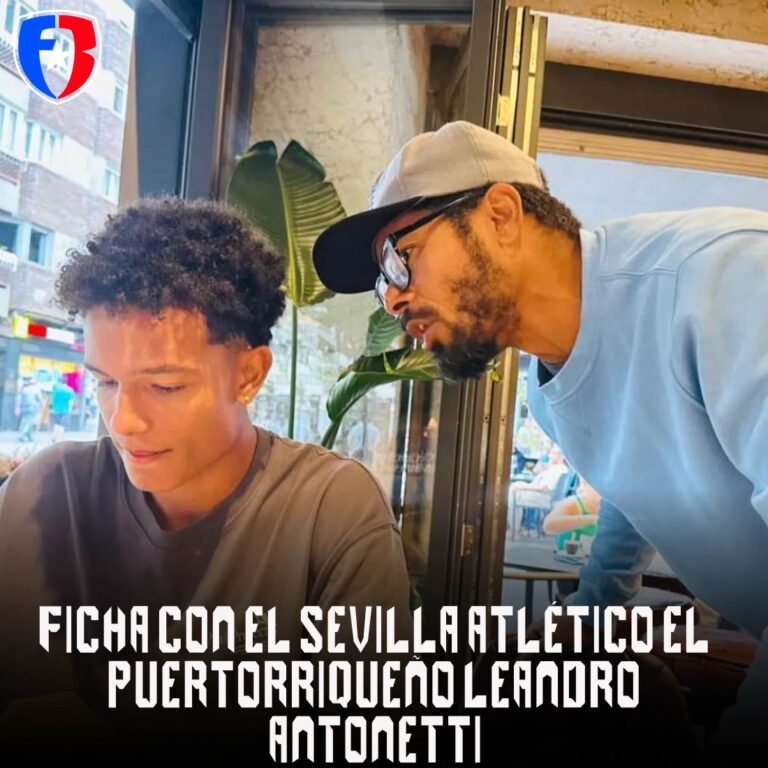 Ficha con el Sevilla Atlético el puertorriqueño Leandro Antonetti