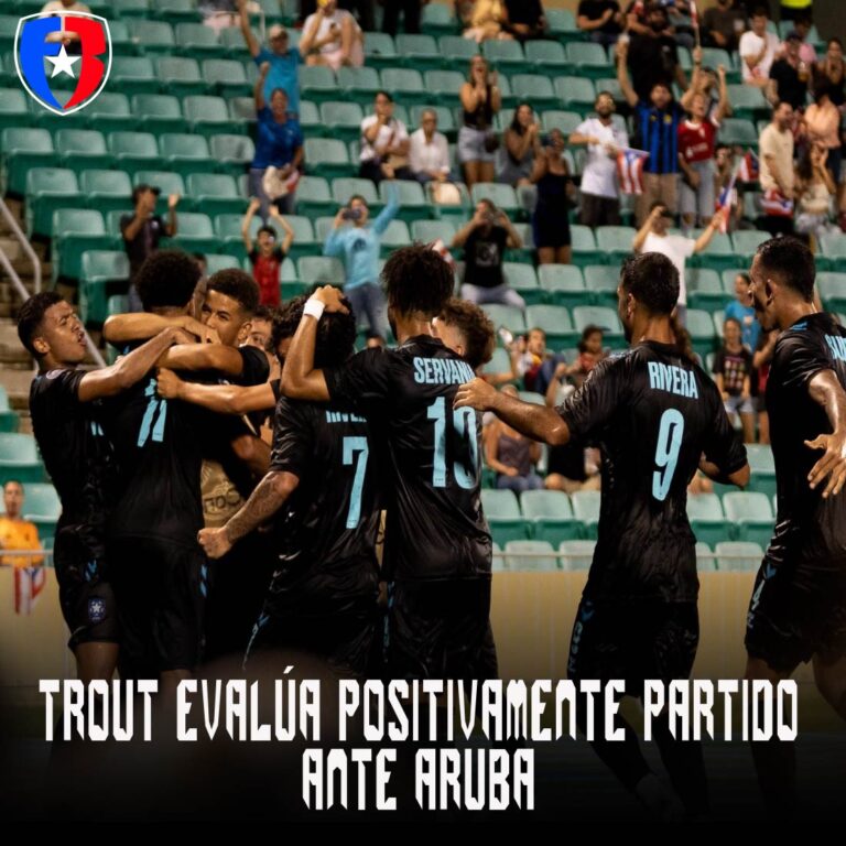 En el deporte profesional el siguiente partido es crucial ganar, dijo Trout luego de ganar a Aruba por 1 a 0