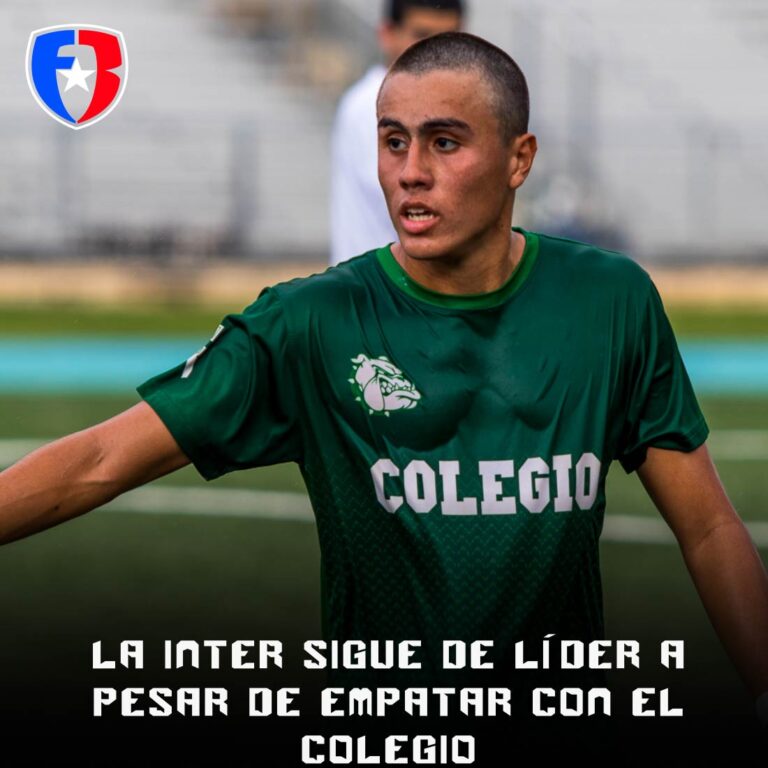 La Inter sigue de líder a pesar de empatar con el Colegio