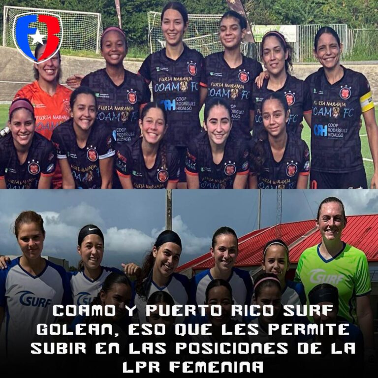 Coamo y Puerto Rico Surf golean, eso que les permite subir en las posiciones de la LPR Femenina