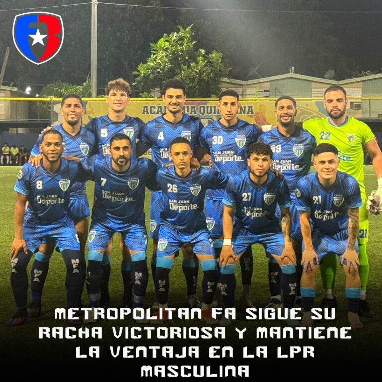 Metropolitan FA sigue su racha victoriosa y mantiene la ventaja en la LPR Masculina