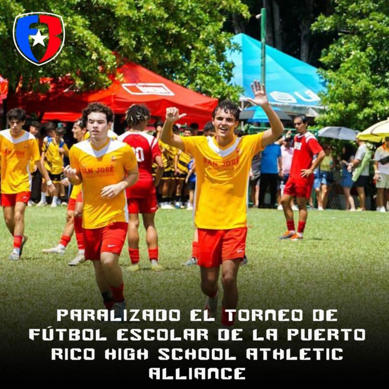 Paralizado el torneo de fútbol escolar de la Puerto Rico High School Athletic Alliance