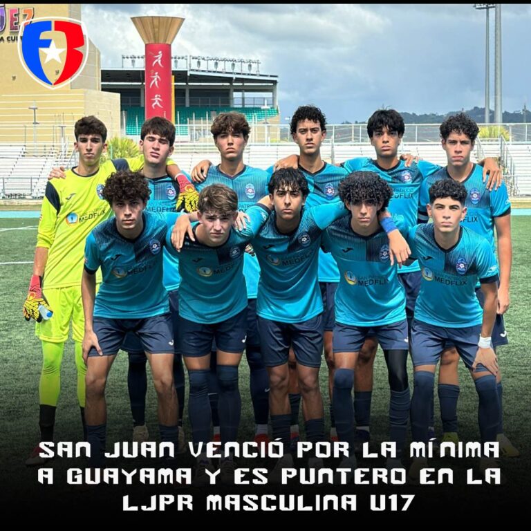 San Juan venció por la mínima a Guayama y es puntero en la LJPR Masculina U17