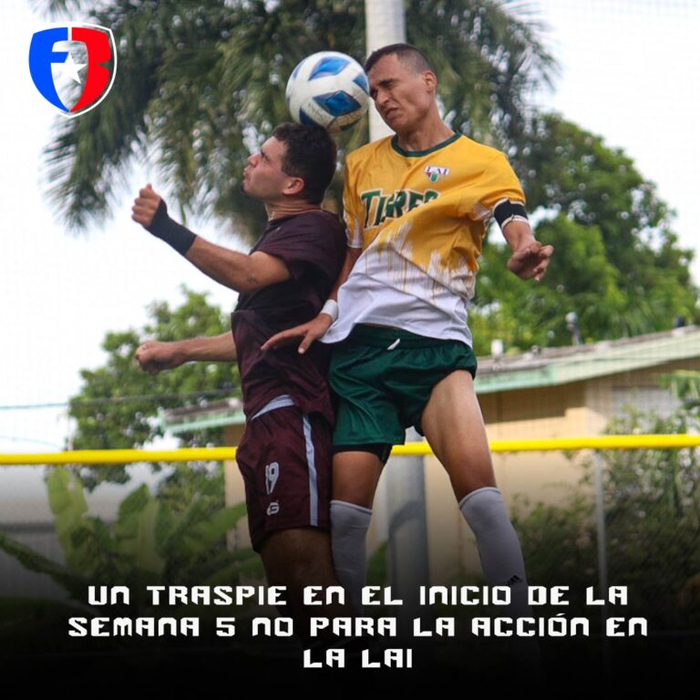 Un traspie en el inicio de la semana 5 no para la acción en la LAI