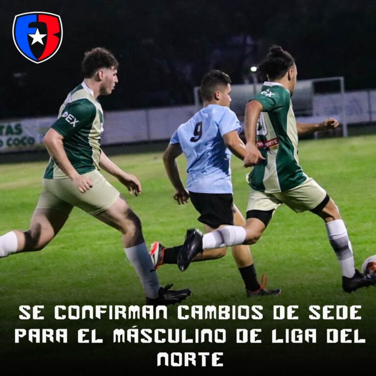 Se confirman cambios de sede para el másculino de Liga del Norte