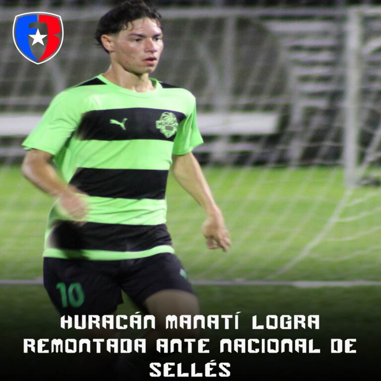 Huracán Manatí logra remontada ante Nacional de Sellés