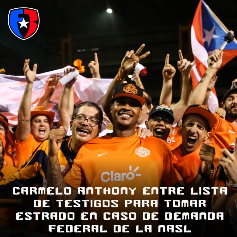 Carmelo Anthony entre lista de testigos para tomar estrado en caso de demanda federal de la NASL