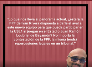 Contra la espada y la pared la Federación Puertorriqueña de Fútbol