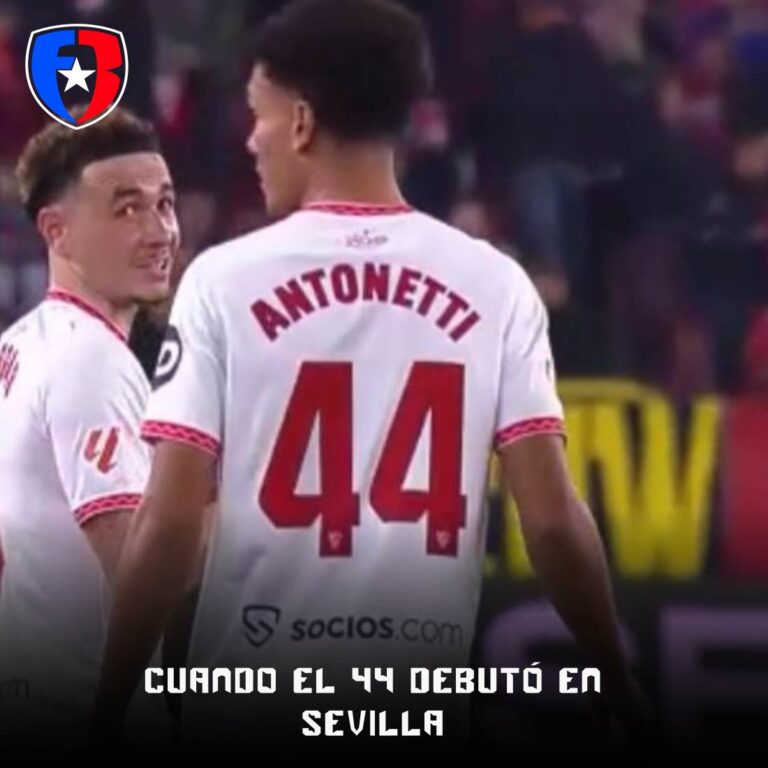 Cuando el 44 debutó en Sevilla