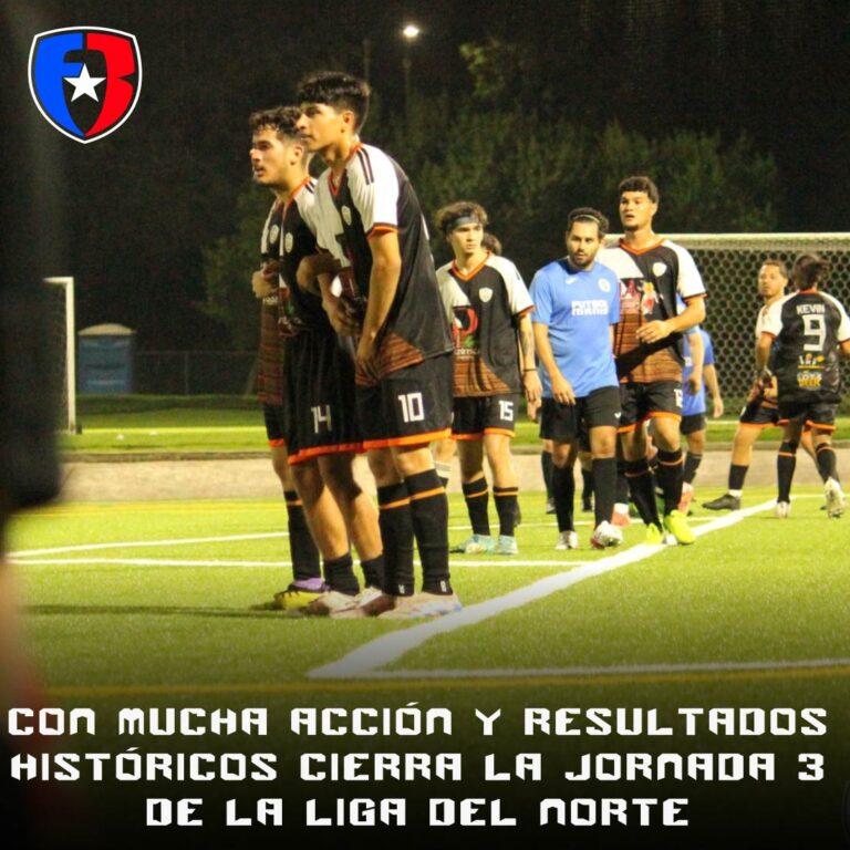 Con mucha acción y resultados históricos cierra la Jornada 3 de la Liga del Norte