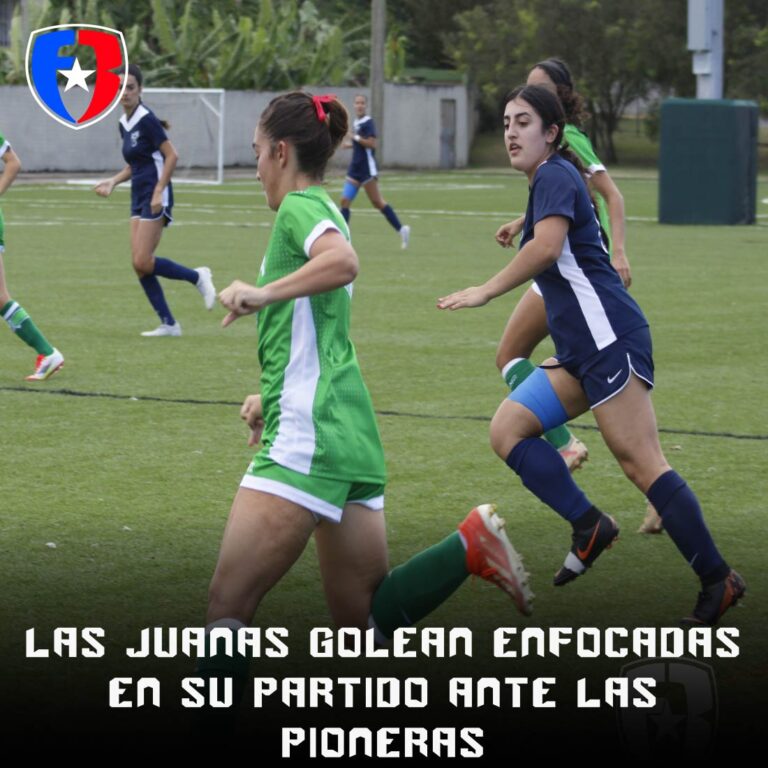 Las juanas golean enfocadas en su partido ante las pioneras