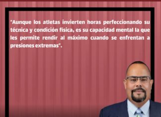 Los deportes son jugados por el cuerpo y ganados en la mente