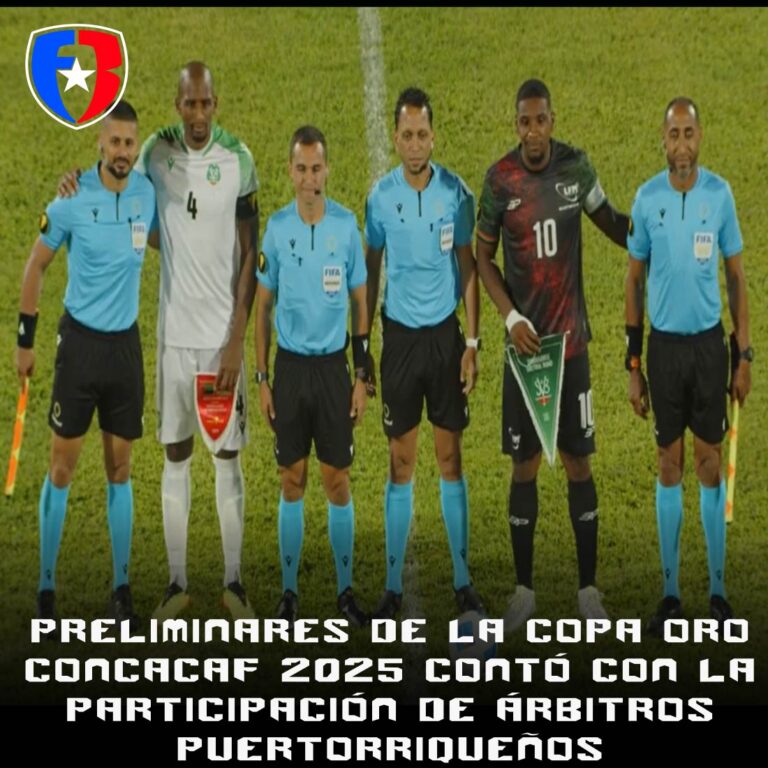 Preliminares de la Copa ORO CONCACAF 2025 contó con la participación de árbitros Puertorriqueños